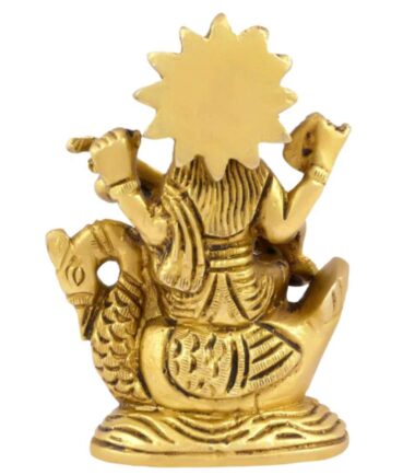 Brass Saraswati Idol