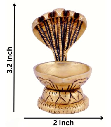 Brass Sheshnaag Deepak